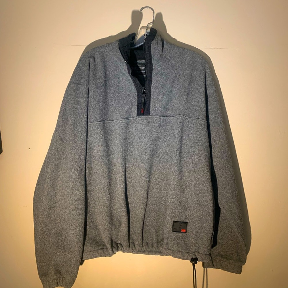 Men’s Fleece Quarter Zip. Large